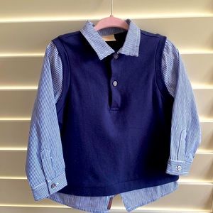 Vest/ shirt one piece top for toddler boy
